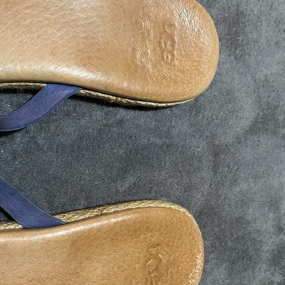 UGG Anice Leather Flip Flops - Picture 4 of 4